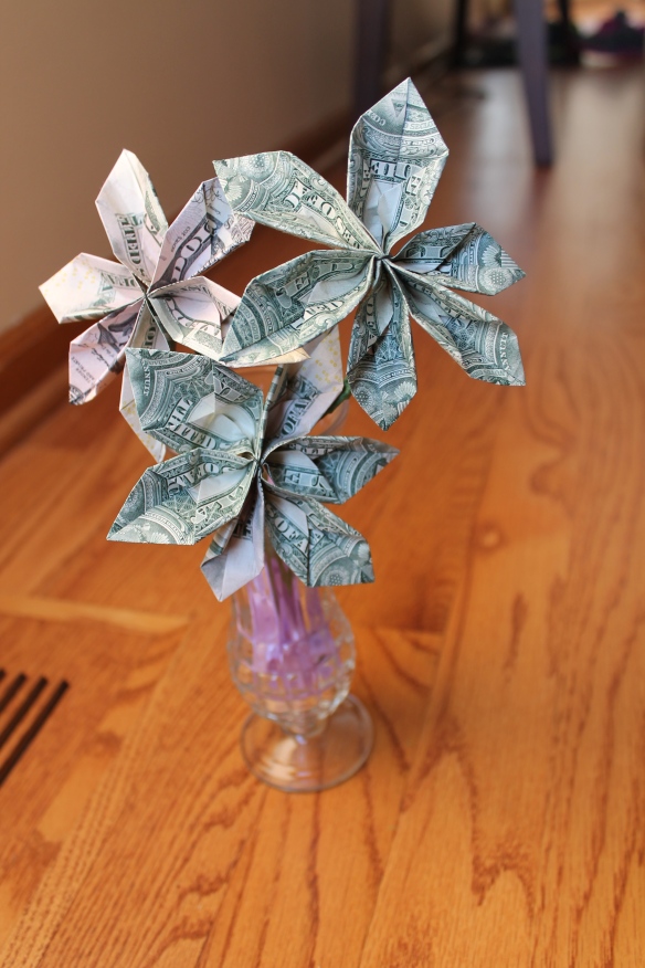 Money flowers {The Reluctant Hippie}